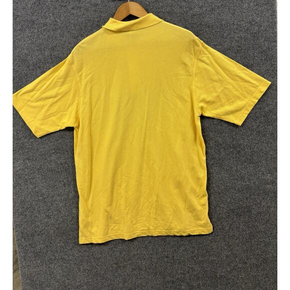 Hugo Boss Polo Shirt Men XL Regular Fit Cotton Yellow Casual Preppy - Picture 1 of 8